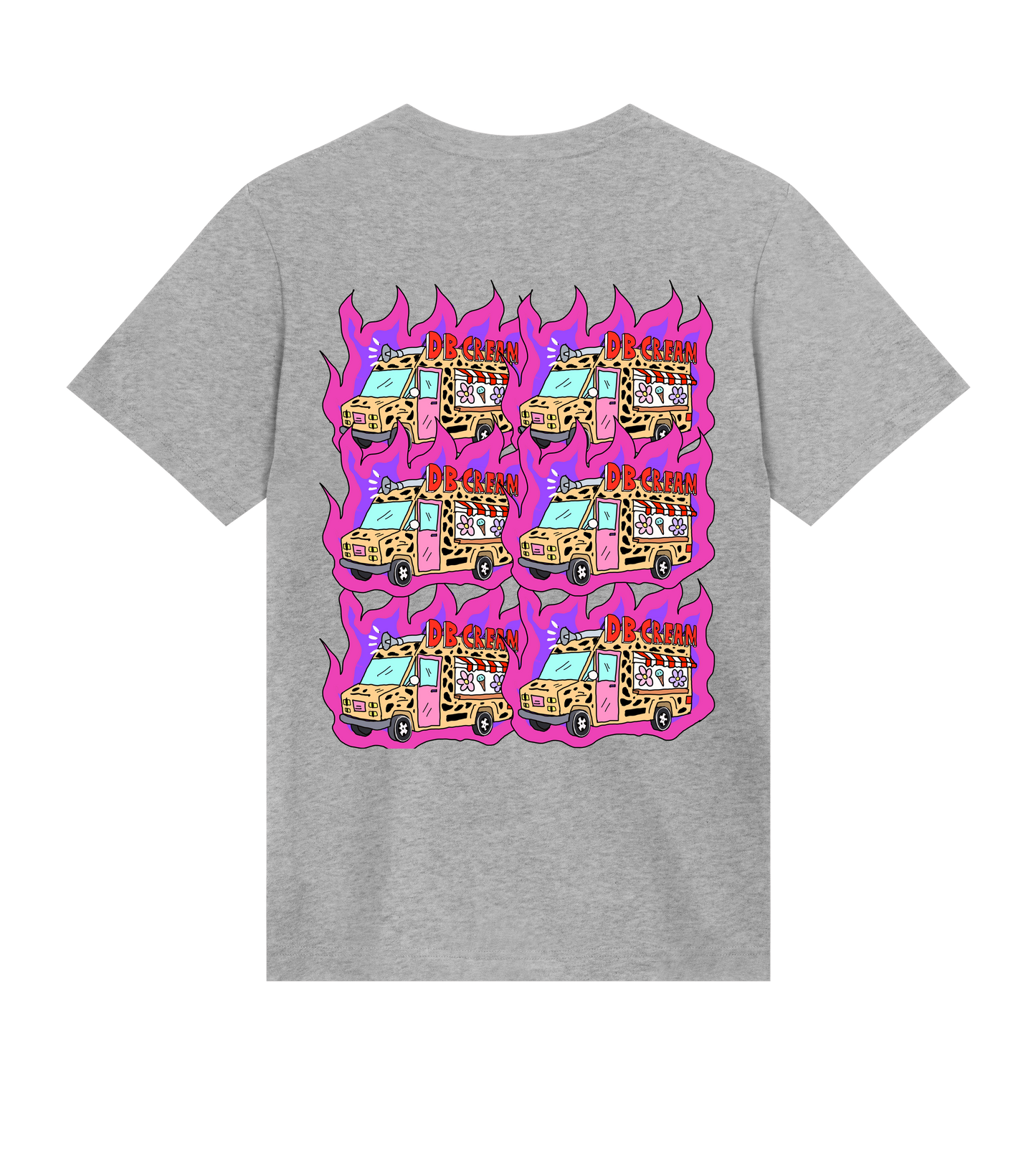Pink Flames Tee