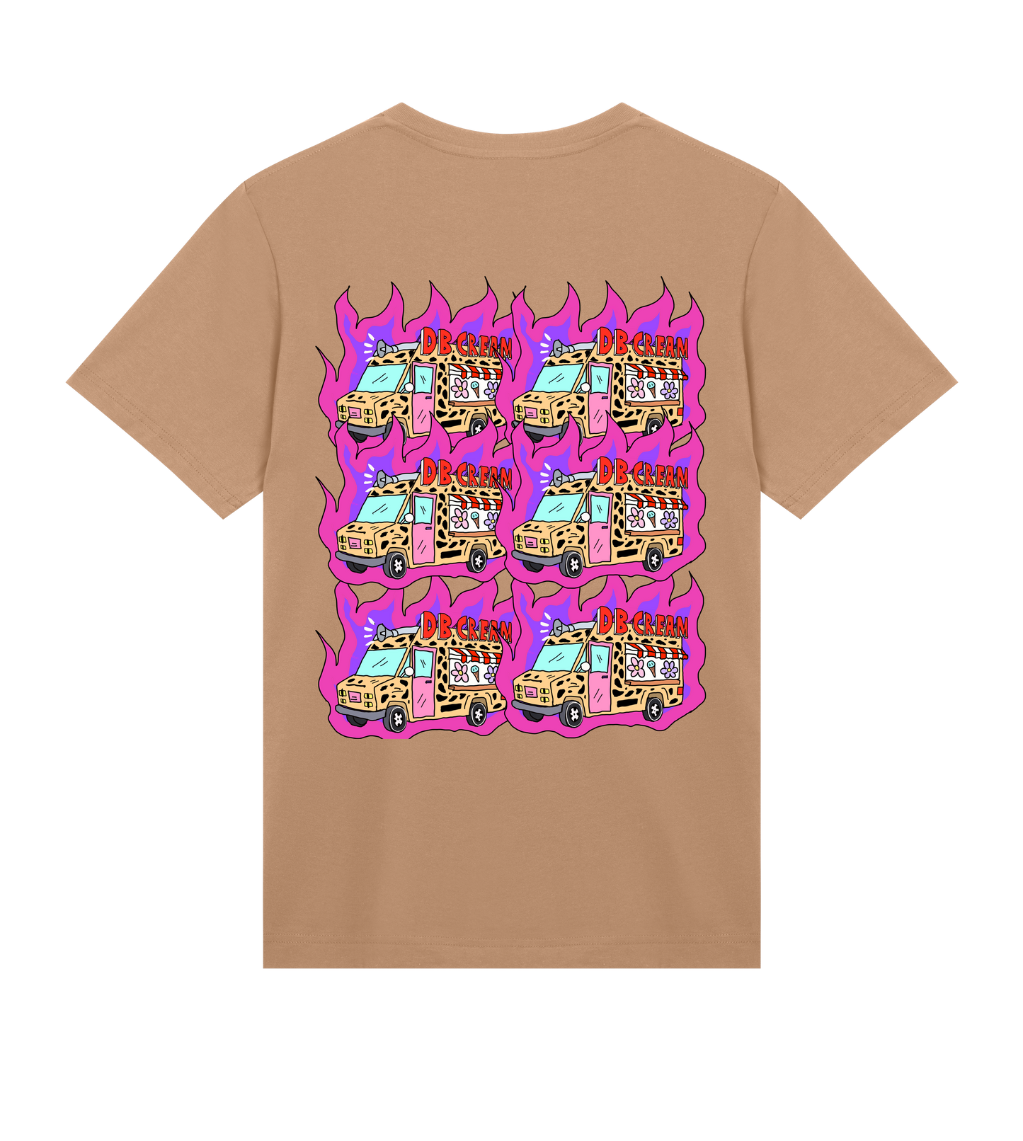Pink Flames Tee