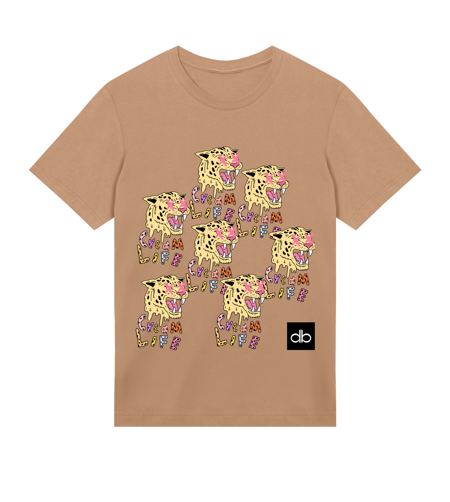 Cream Life Tee