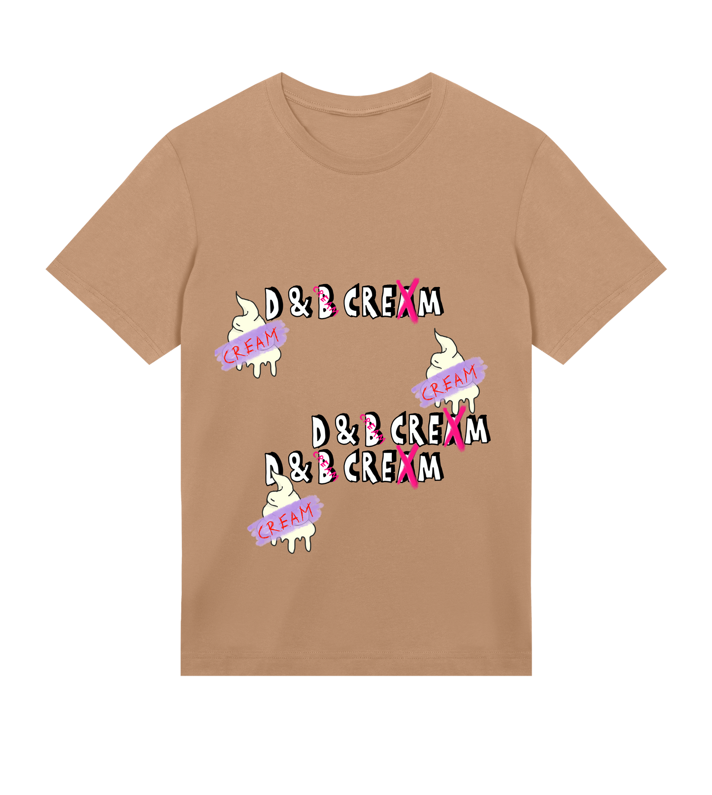 Pink X Cream Tee
