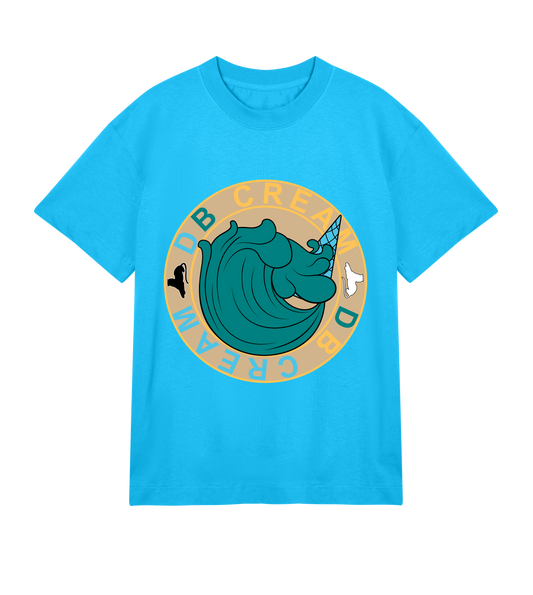 Cream-Cone Patchwork Tee