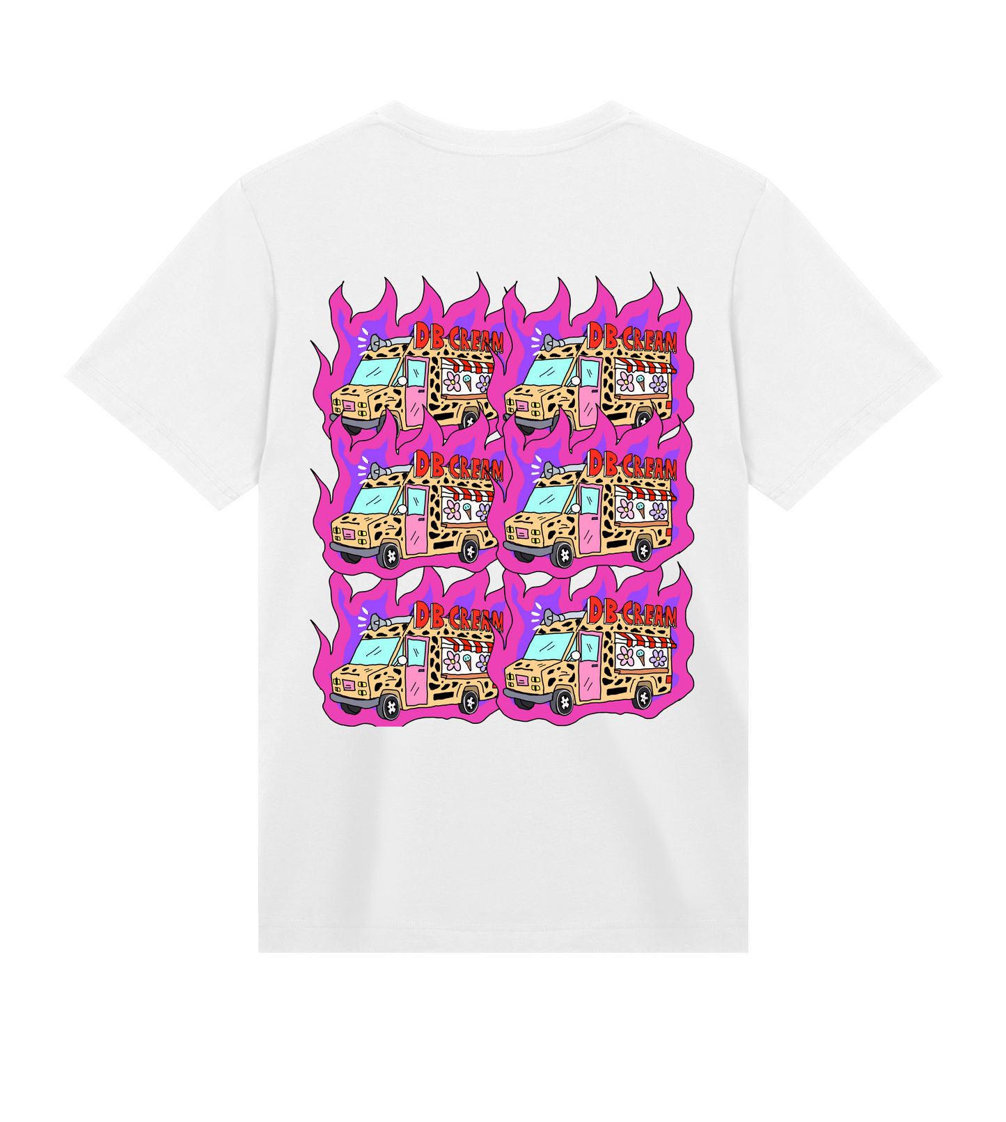 Pink Flames Tee