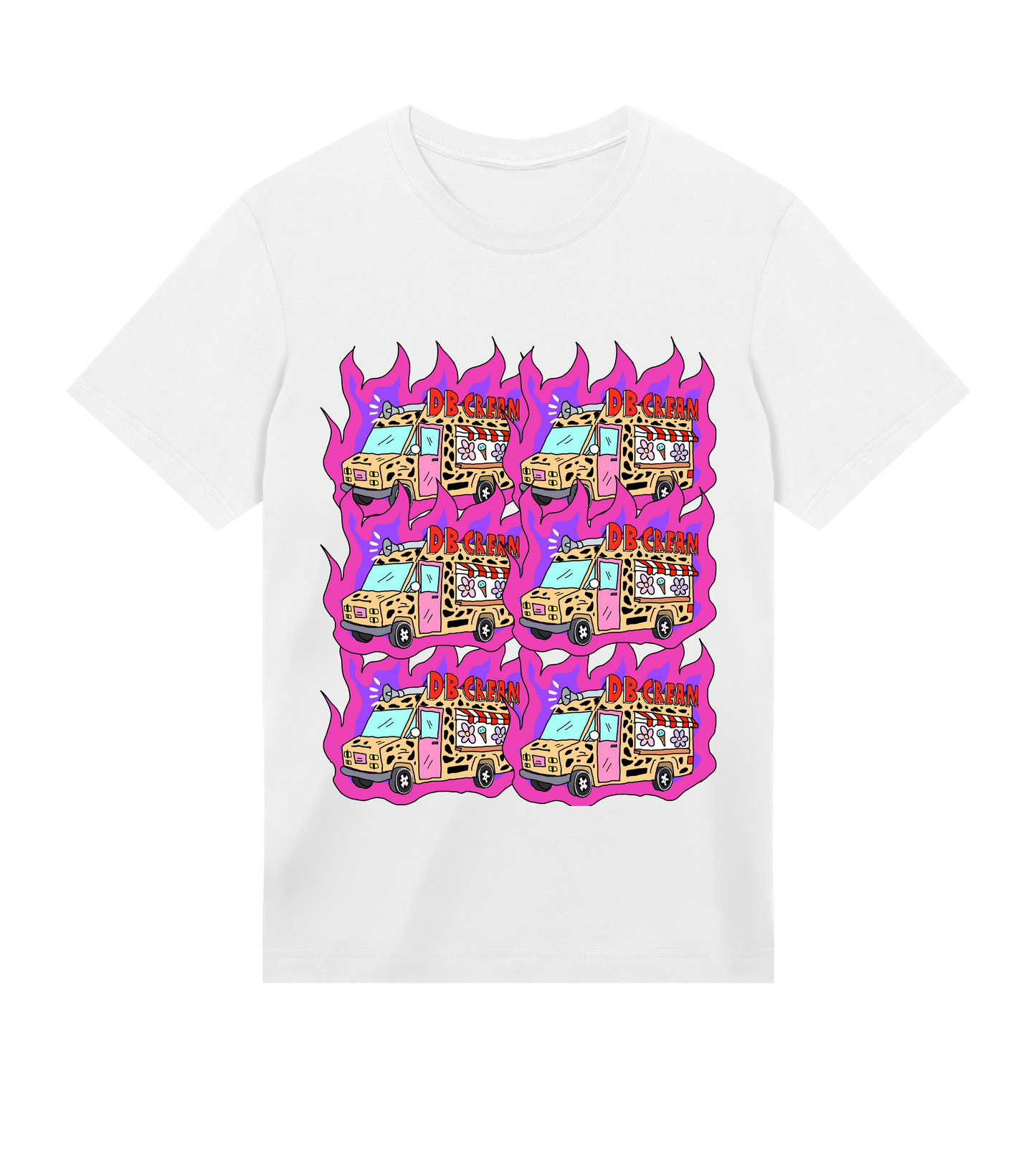 Pink Flames Tee