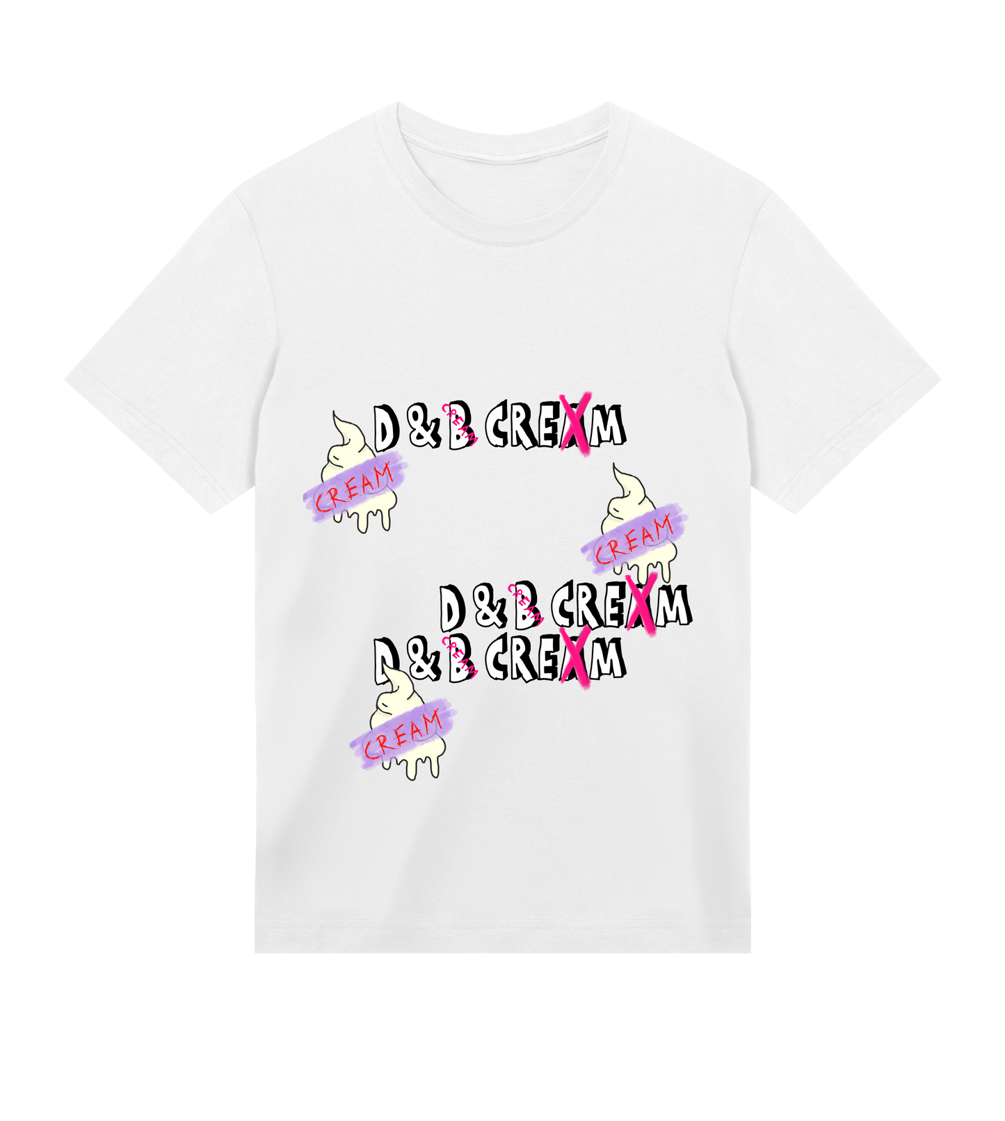 Pink X Cream Tee