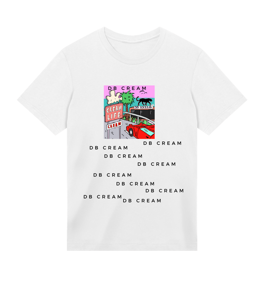 Cream HQ Vintage Tee