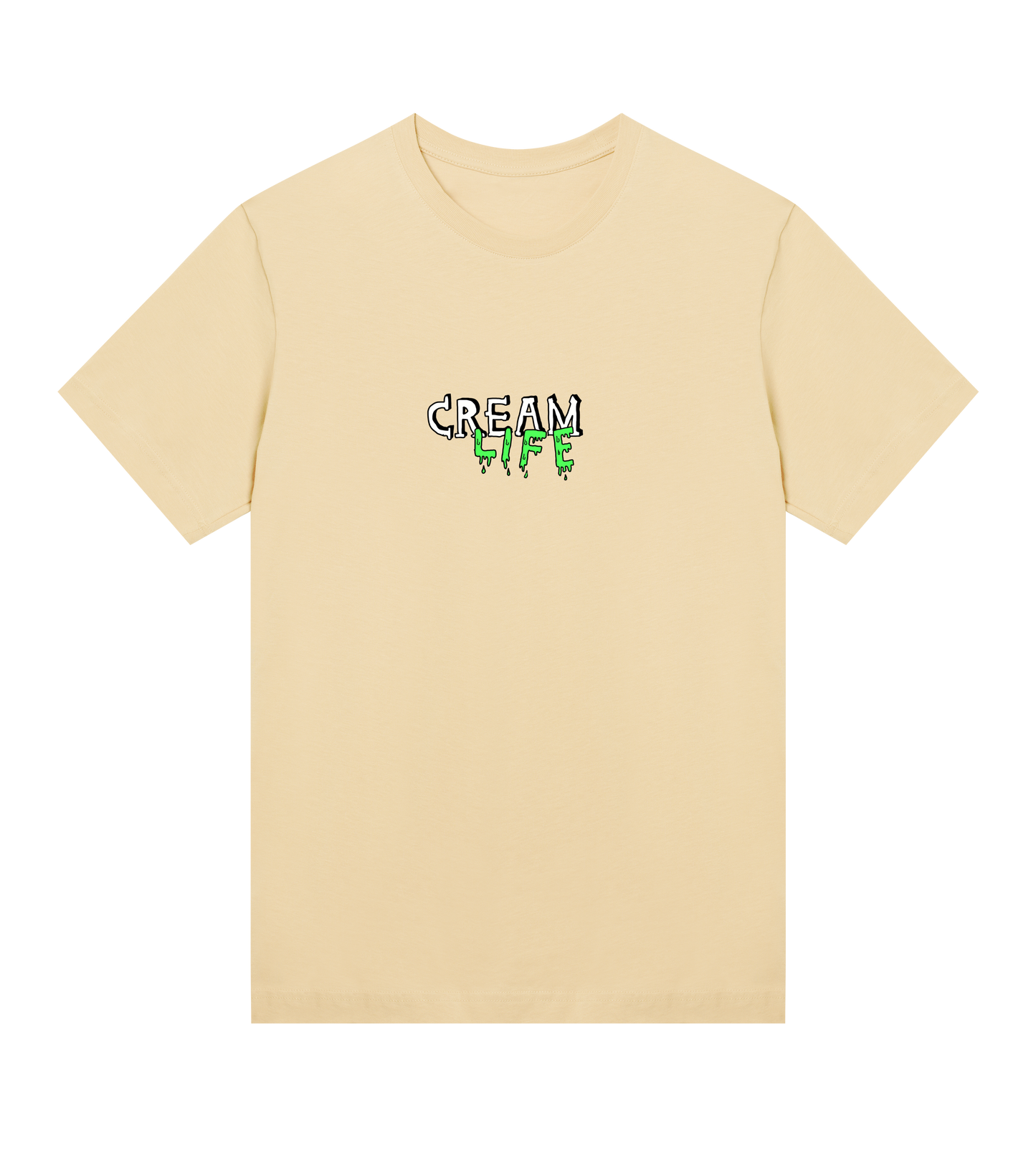 Cream Life T-Shirt: Embrace High End Luxury and Supreme Style Fashion